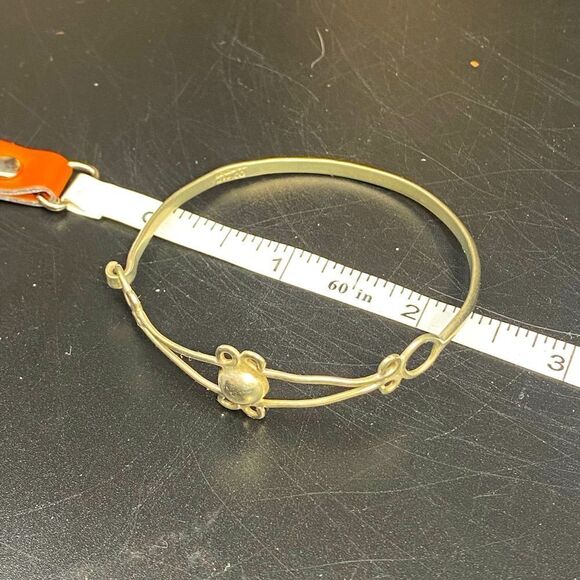 Ladies Mexican silver bracelet with weight being 7 g - Picture 4 of 8